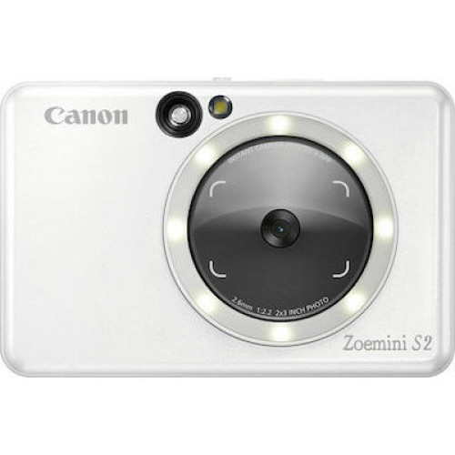 PHOTO CAMERA WITH FILM  S2 ZV223 ZOEMINI PEARL WHITE